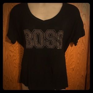Boss Studded Tee Shirt 2x 3x